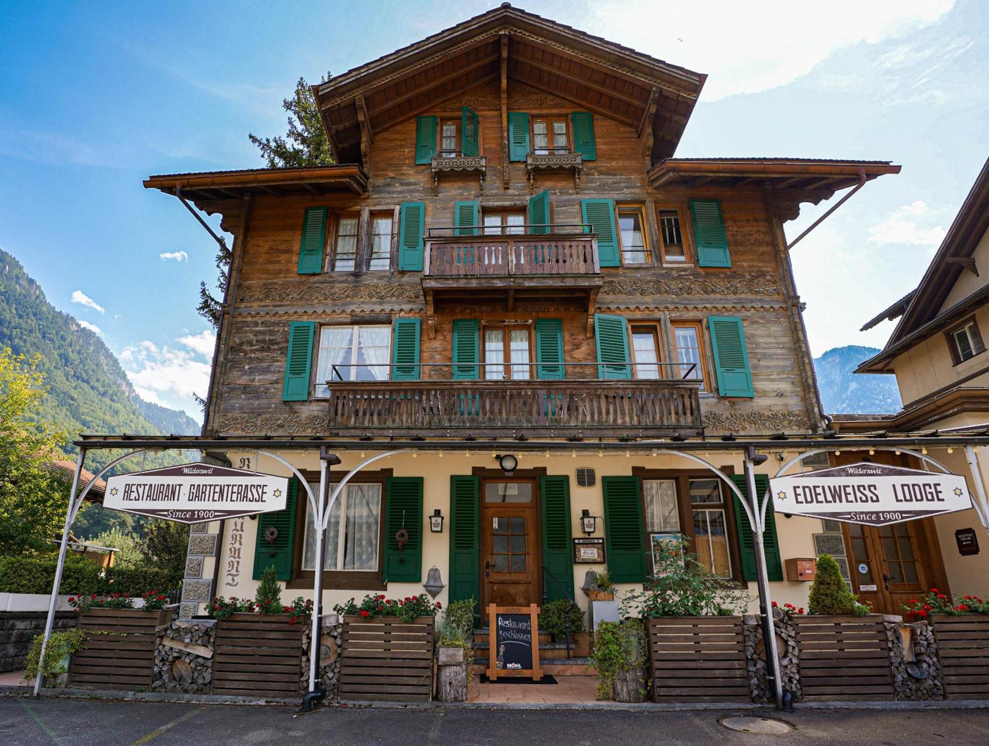 Edelweiss Lodge Wilderswil Bagian luar foto